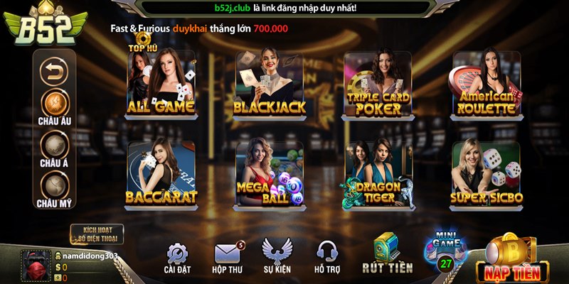 Điểm nhanh hình thức đánh bài Casino phổ biến tại cổng game online